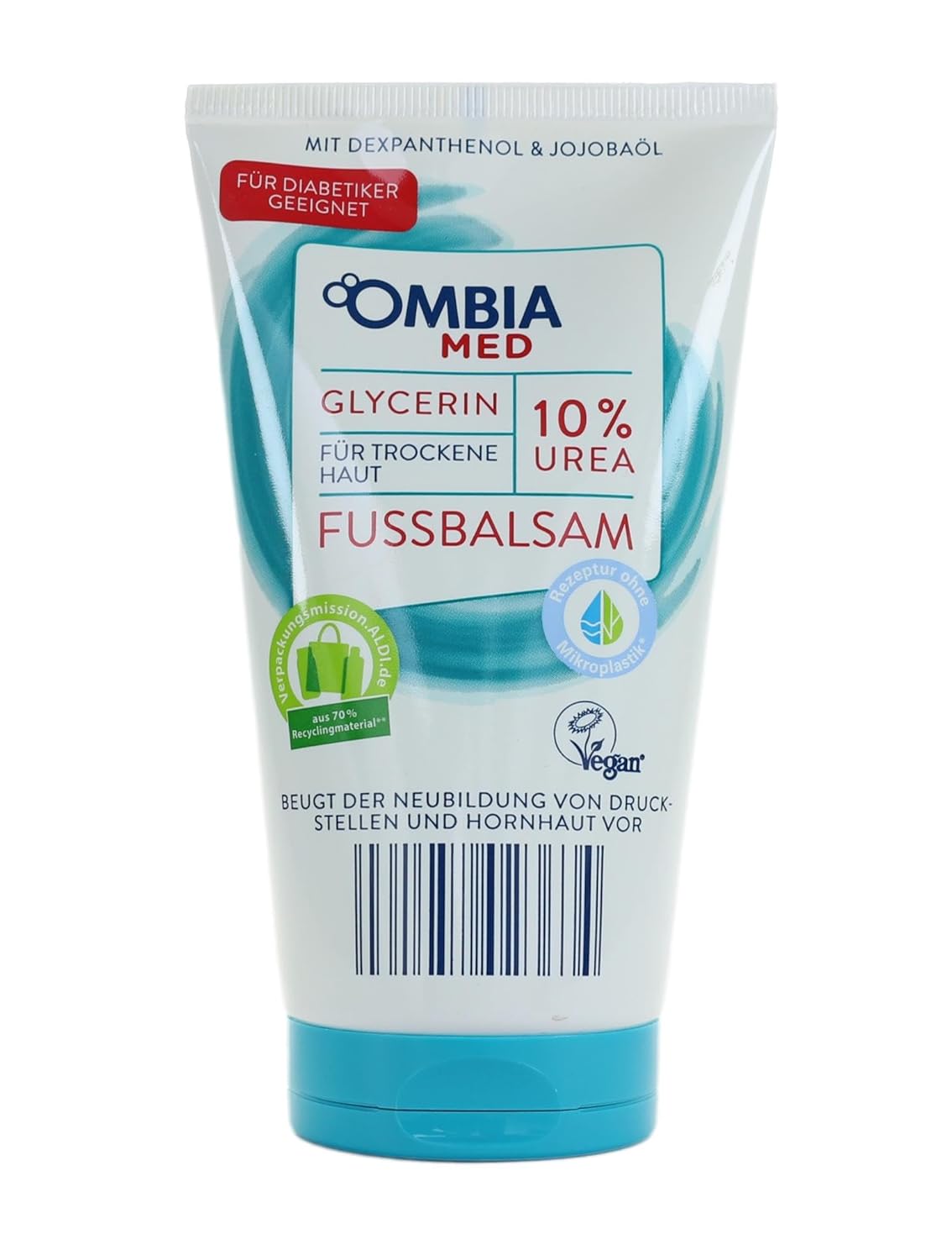 Ombia Med 10 Urea Körperlotion Aldi Ombia Med Fußbalsam 10% Urea mit Dexpanthenol & Jojobaöl - Glycerin
