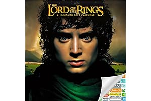 The Lord of the Rings 2023 Wall Calendar Deluxe