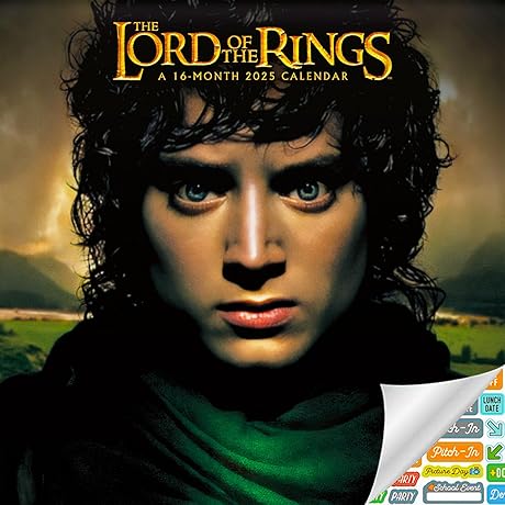 The Lord of the Rings 2023 Wall Calendar Deluxe
