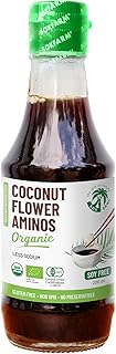 THE GIFT OF NATURE SOK SANL Coconut Aminos Low Sodium Soy Sauce Alternative Liquid Coco Aminos Gluten Free and Non-GMO Alternative bbq sauce, oyster sauce, teriyaki sauce, dipping sauce