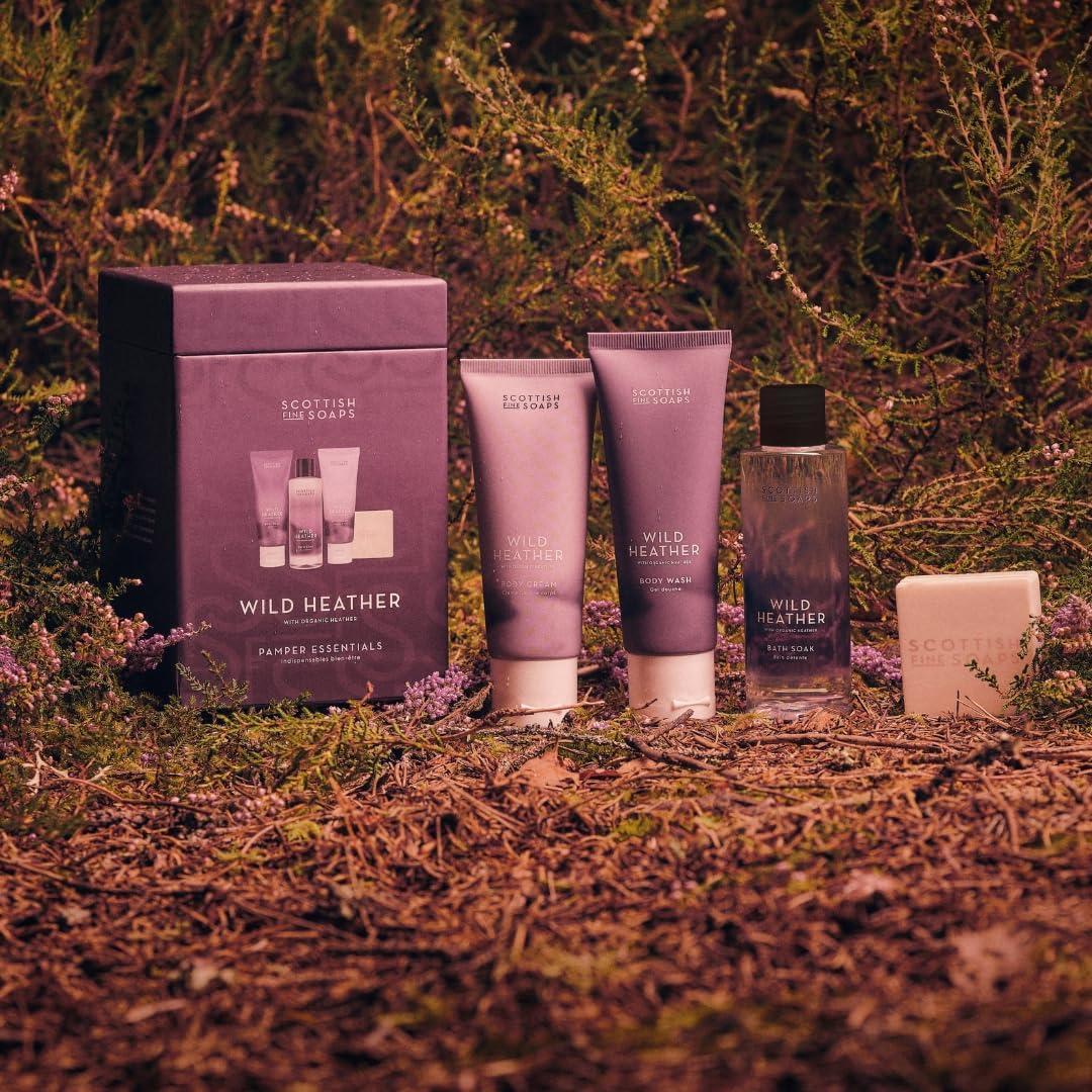 Scottish Fine Soaps Wild Heather Pamper Collection Gift Set