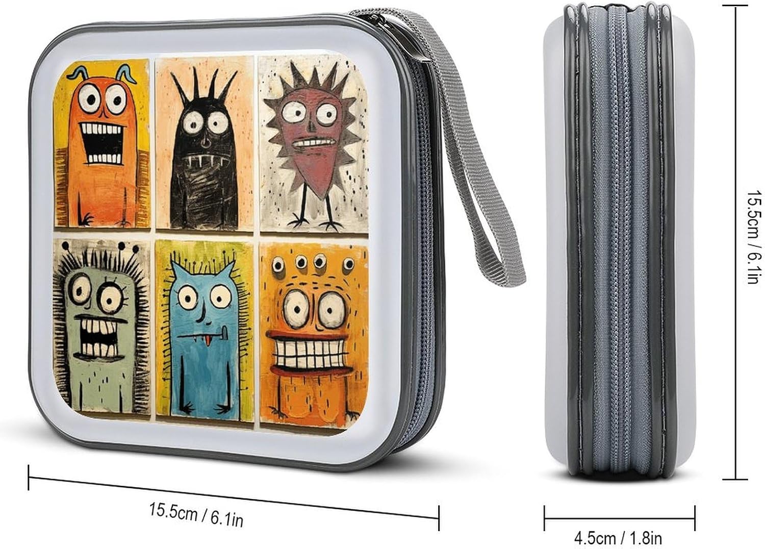 Freestyle Painting CD Case CD Storage Box DVD Sleeves
