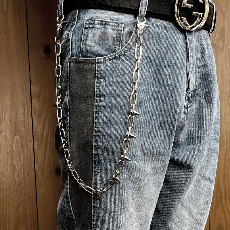 Image of Pants Chains Layer Metal Chain Waist Wallet Keychain Jeans Chains for Men Women Daily Wear