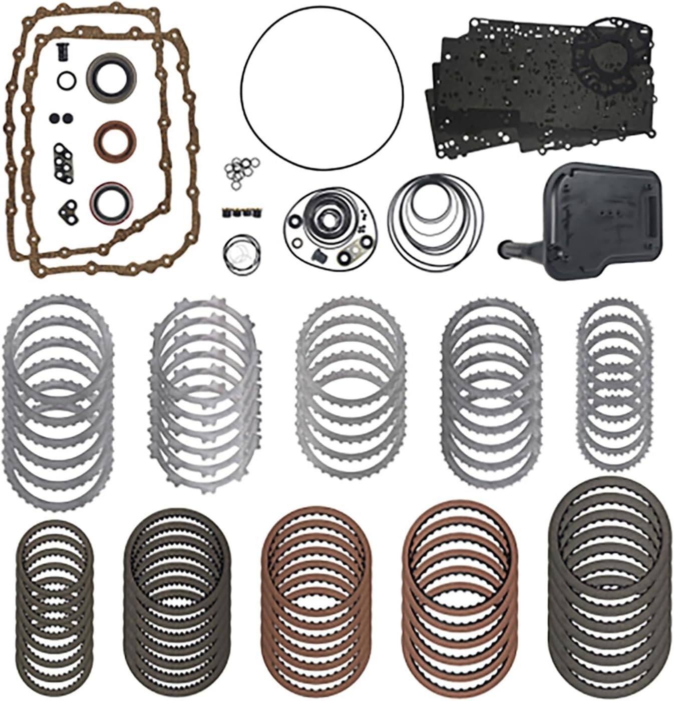 A76L90 6L90E 6L80 6L80E Transmission Master Rebuild Kit Overhaul w/Filte Fits for Escalade STS-V, Camaro Silverado Express 1500 2500 3500 Replace OE A76L90 6L90E 6L80 6L80E