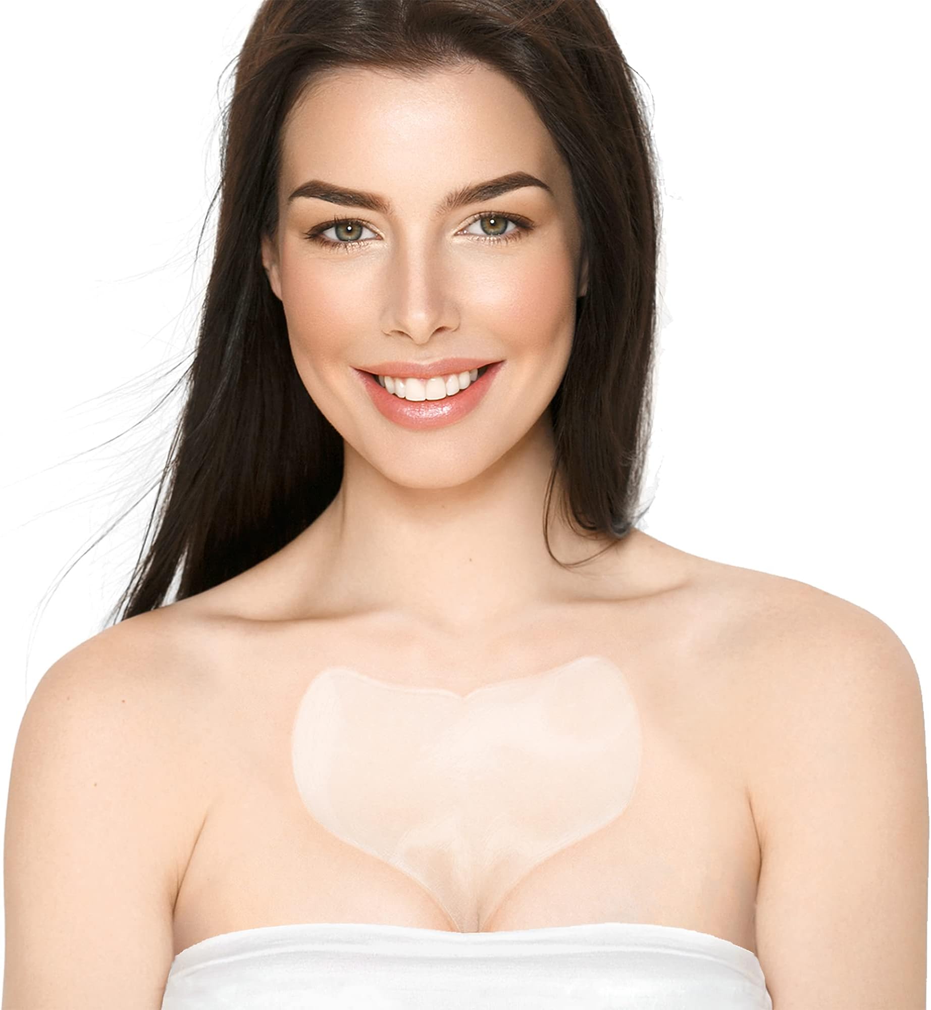 BLUMBODY Chest Wrinkle Pads – Anti-Wrinkle Silicone Patches Skin Firming, Smoothing – Reusable Overnight Chest Patches – Anti-Aging Crepe Erase Pads – Neck, Décolleté (2-Month Supply)