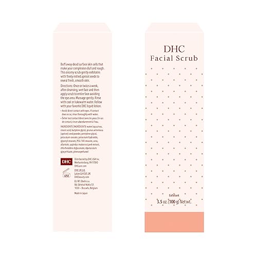 Miniatura 3 de DHC Exfoliante facial, exfoliante suave, limpiador cremoso sin microperlas, suave, hidratante, tez más clara, ideal para todo tipo de piel, 3.5