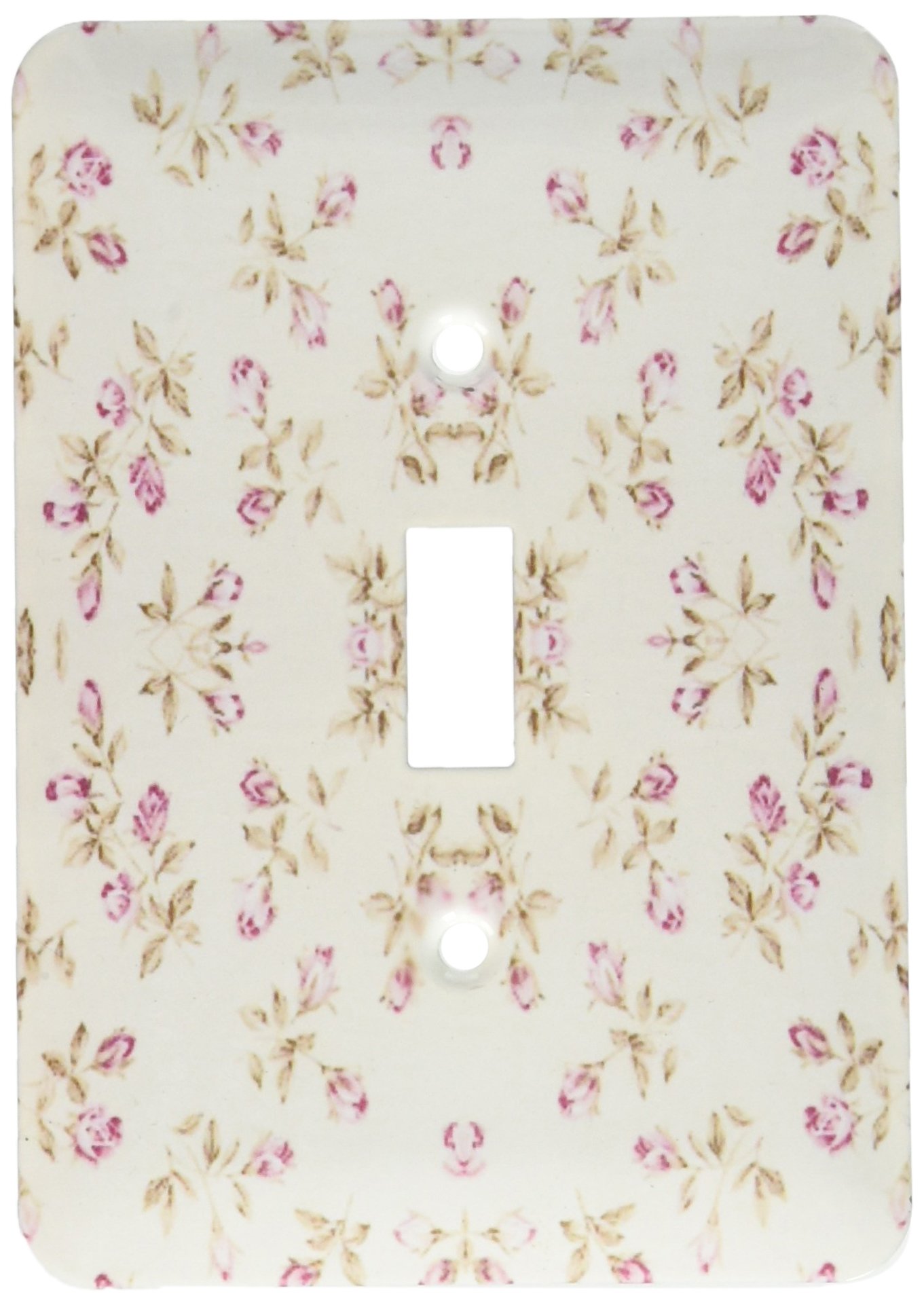 3drose LSP 174380 _ 1 interrupteur fleurs roses chic