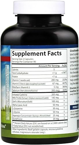 Miniatura 3 de Carlson Labs - Aumento de glutatión, 180 cápsulas