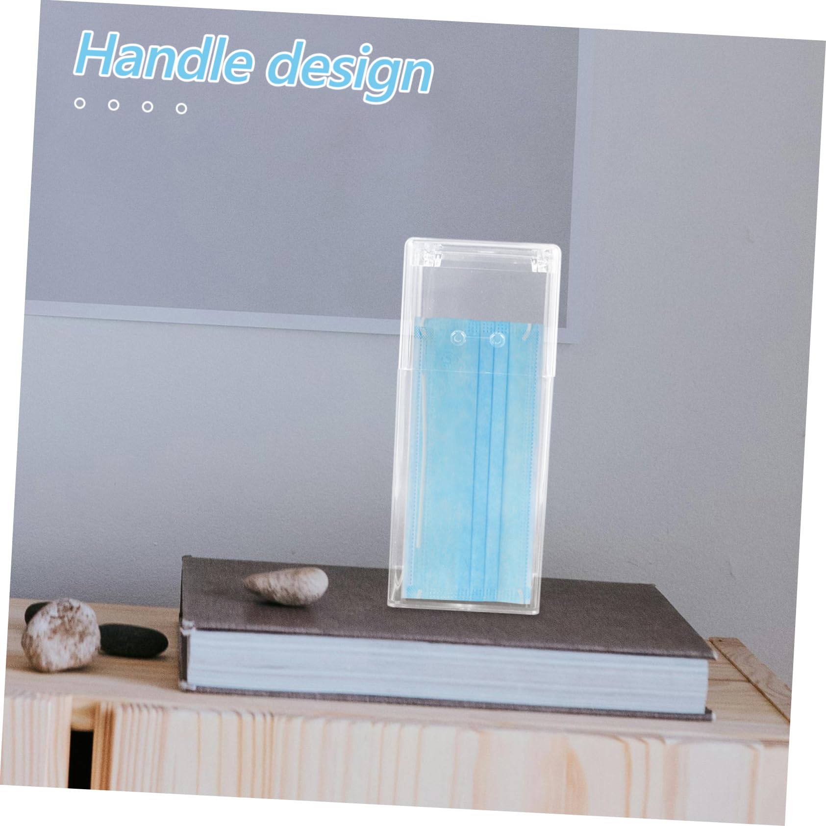 Gatuida 4pezzi Dispenser Per Maschere e Guanti Da Parete Contenitore Trasparente Per Organizer Con Scomparti Separati Per Ufficio e Laboratorio