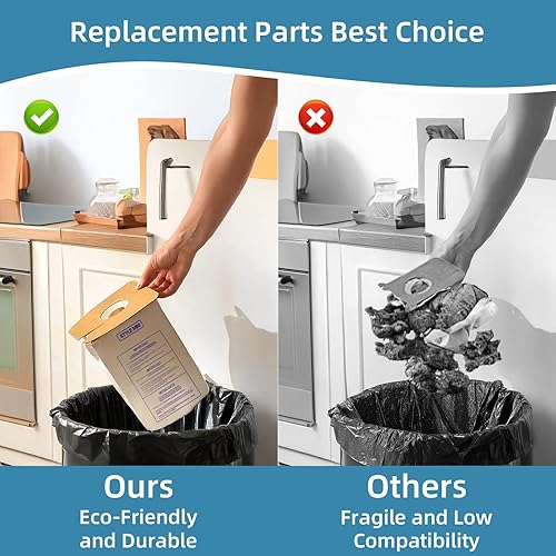 Miniatura 6 de Paquete de 20 bolsas de vacío estilo MM para aspiradoras Eureka Mighty Mite serie 3670 y 3680, sustituye a las bolsas de vacío 60295, 60295A, 60297A