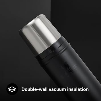 STANLEY Classic Legendary Vakumlu Termos 0.60 Litre - Siyah 2.0 | Paslanmaz Çelik