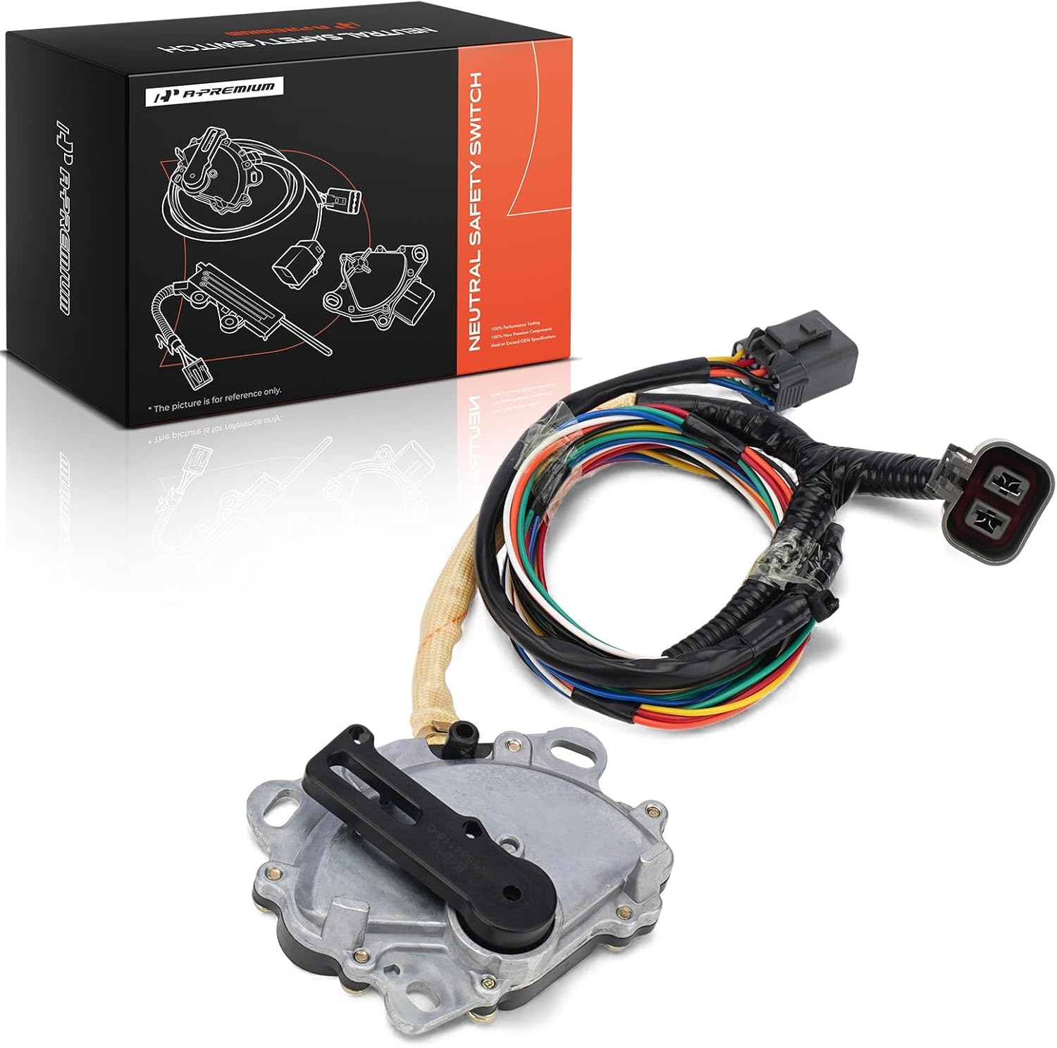 A-Premium Neutral Safety Switch Compatible with Nissan 300ZX 1993 1994 1995 1996, 10 Pins