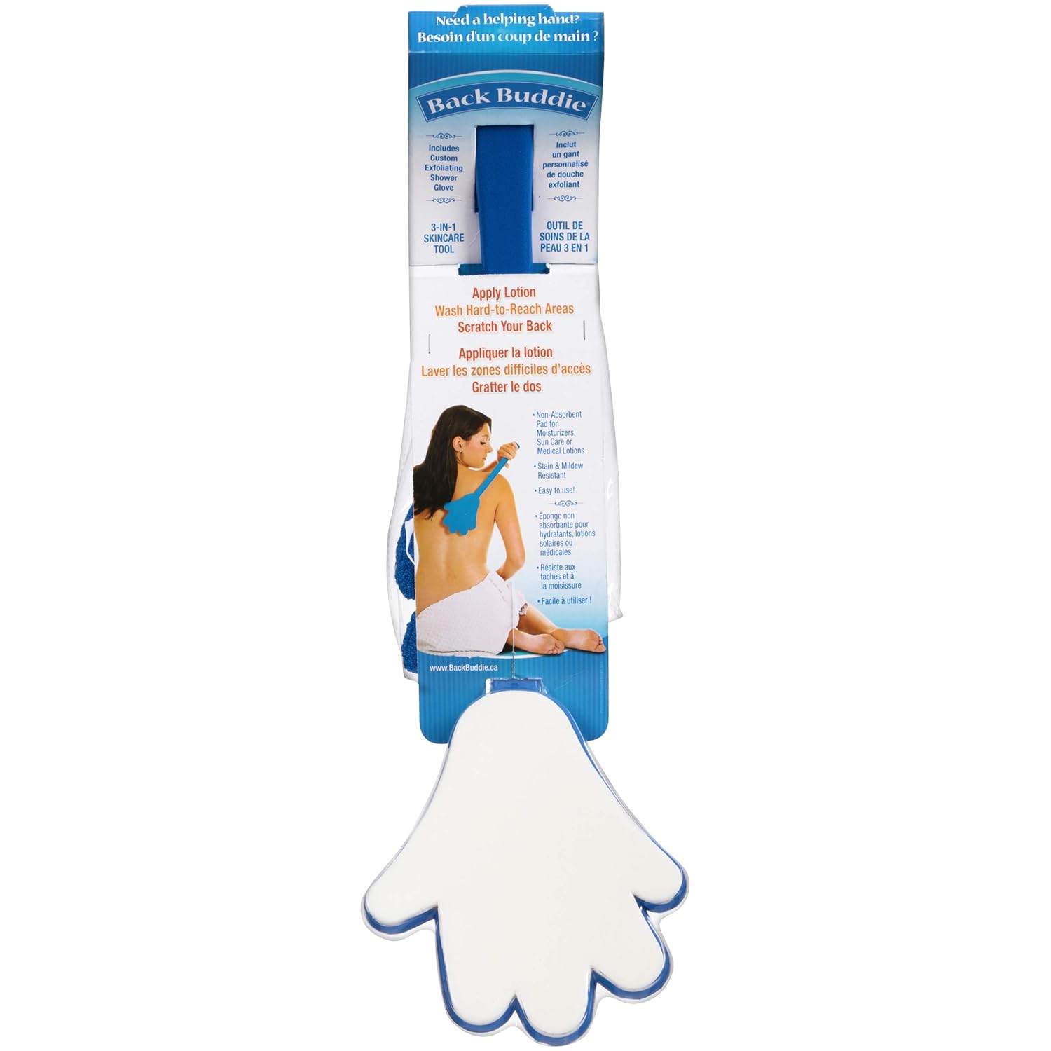 Simxen Back Buddie LightWeight, Ergonomic Lotion Applicator Ocean