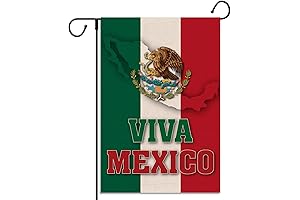 Viva Mexico Garden Flag Mexican Independence Day