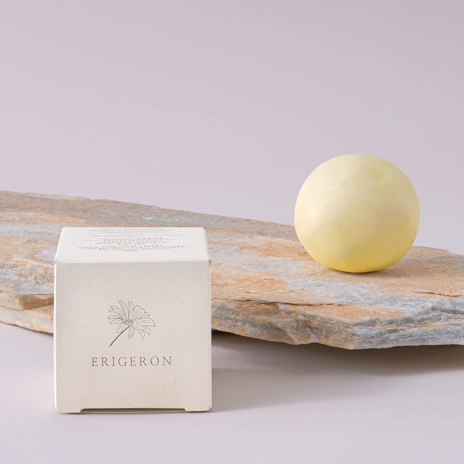 All-In-One Vegan Cruelty-Free Natural Ingredients Handmade Citron Beauty Ball Shampoo Bar with Zero Waste Box Packaging