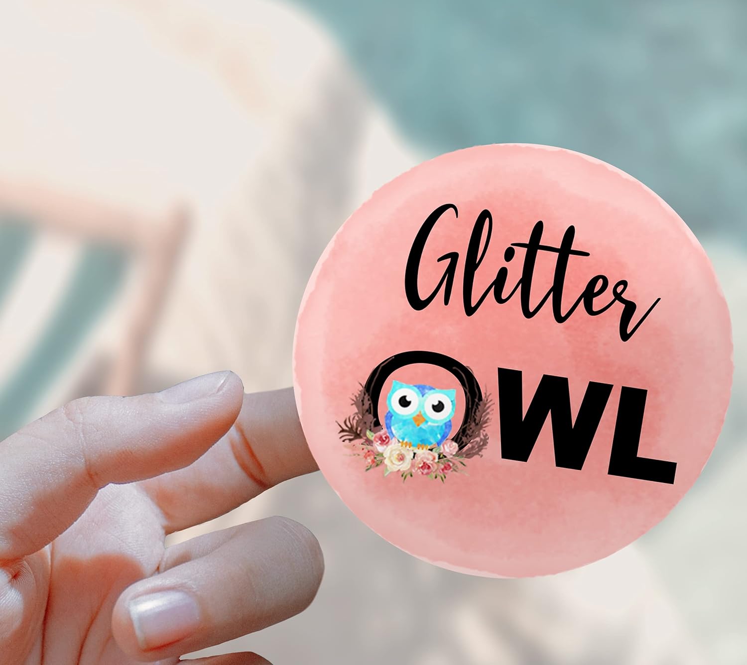 Custom Stickers Label Stickers - Round Personalized Labels for Business Logo, Customized Sticker Label, Logo Stickers Circle (3 inch Round - Glossy)
