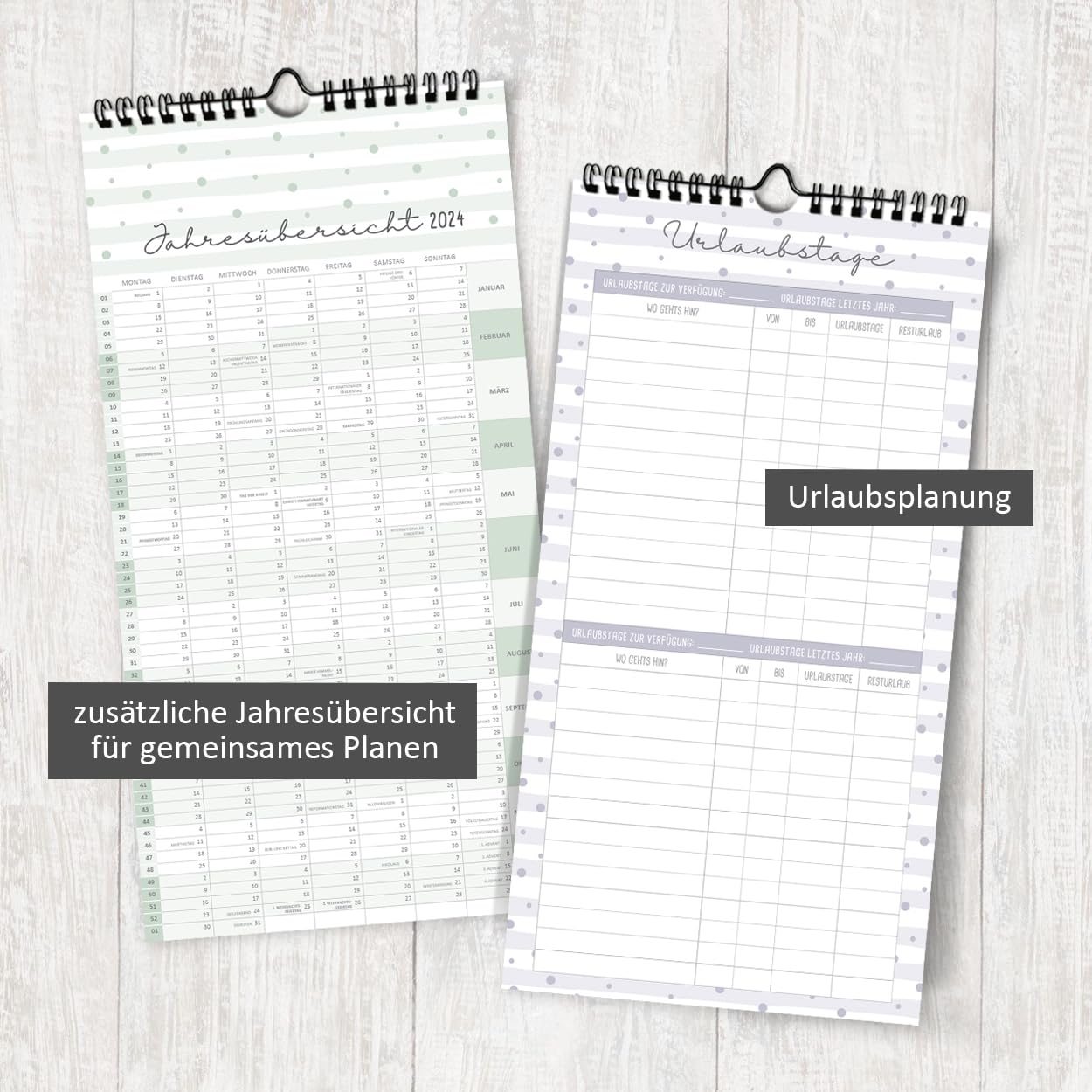 2024 Year Wall Planner Large A1-2024 Wall Calendar Runs January To December Full Year To View Holidays Are Marked - Ideal For Home And Office - Folded - View #9