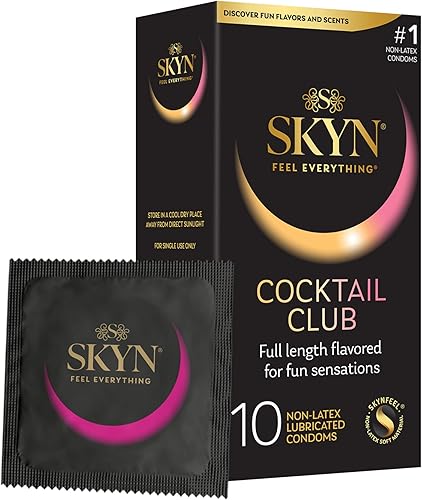 Lifestyles Skyn Cocktail Club Premium - Condones con sabor
