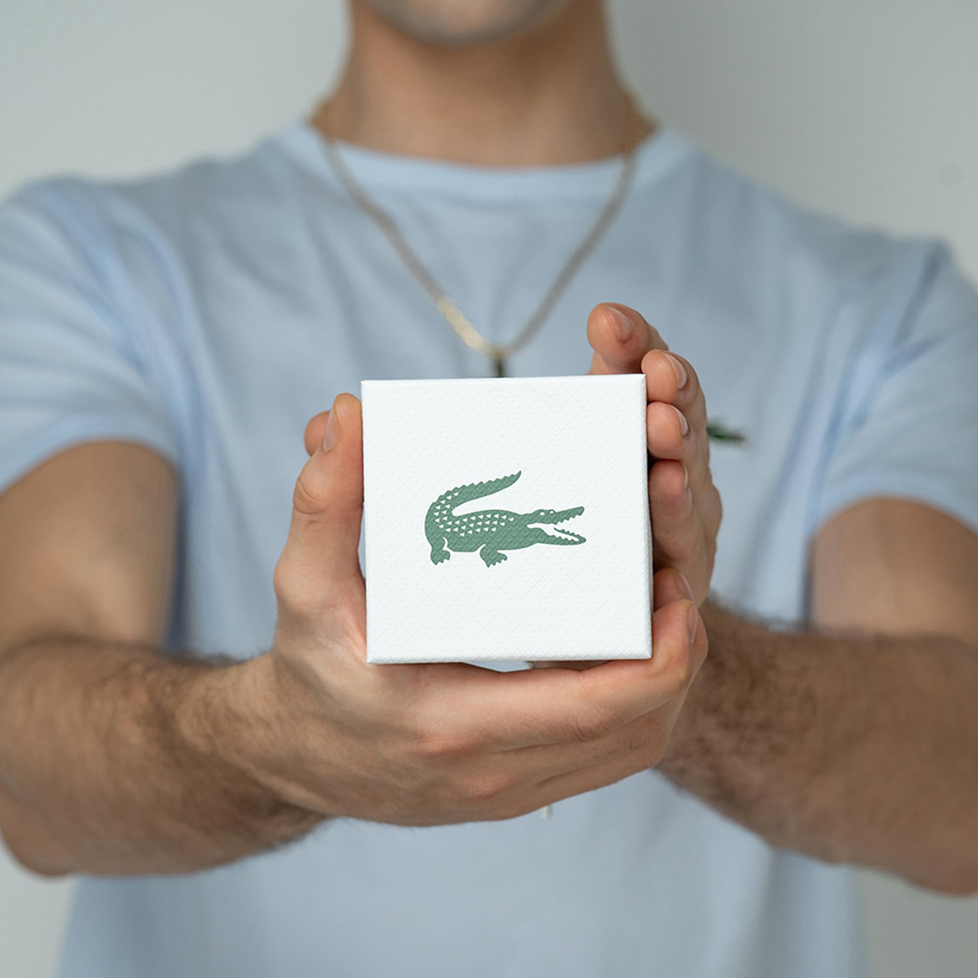 Lacoste Reloj Analógico de Cuarzo para Hombre o Mujer, con una elegante correa de silicona con textura petit piqué