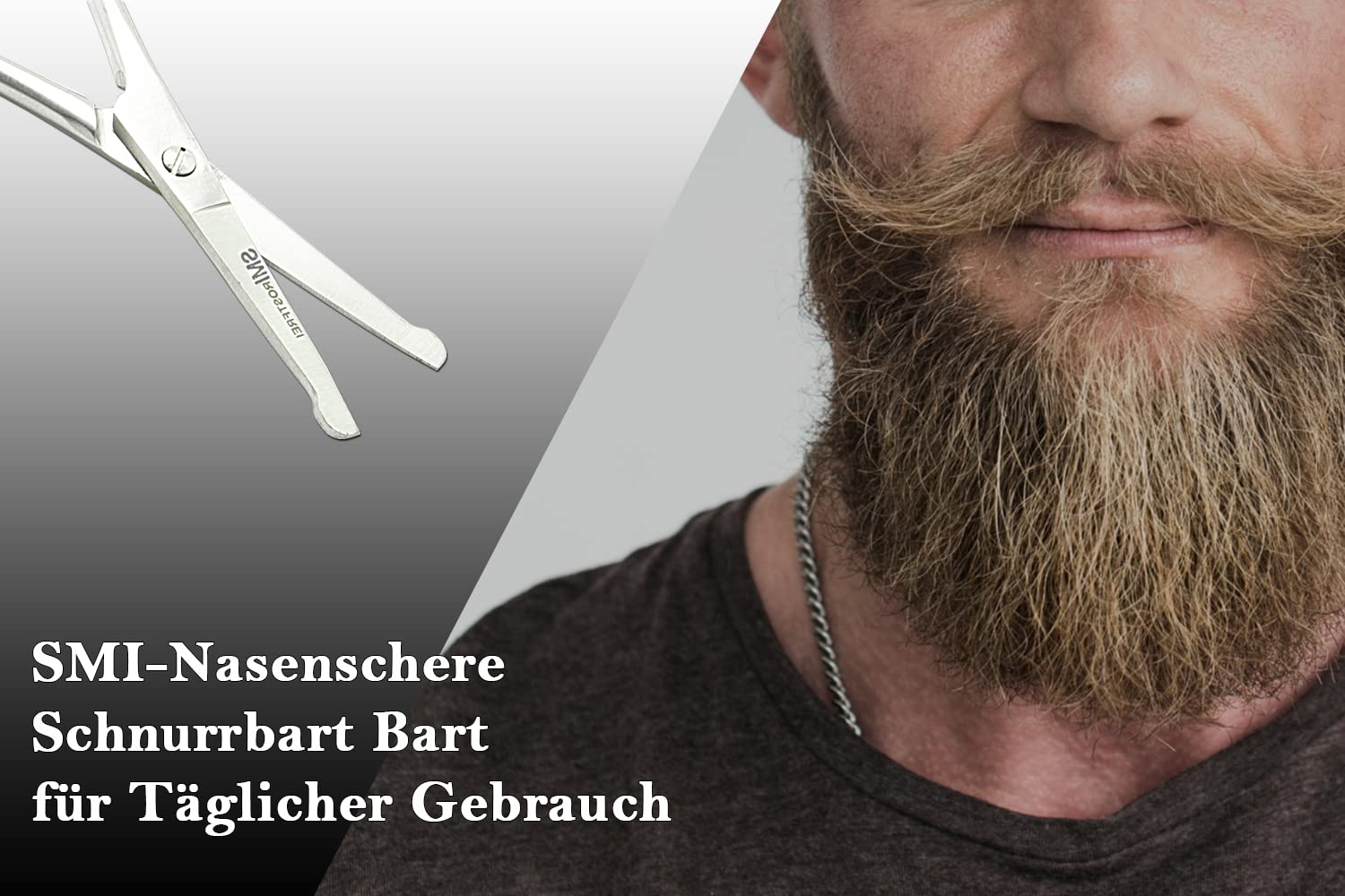 Suvorna Forbici Barba E Baffi 5" Forbice Barba Uomo Forbici Per Baffi Forbici Per Sopracciglia, Forbicine Peli Naso, Forbici Barbiere Come Taglia Peli Naso E Orecchie E Sopracciglia Barbiere Accessori - Foto 12