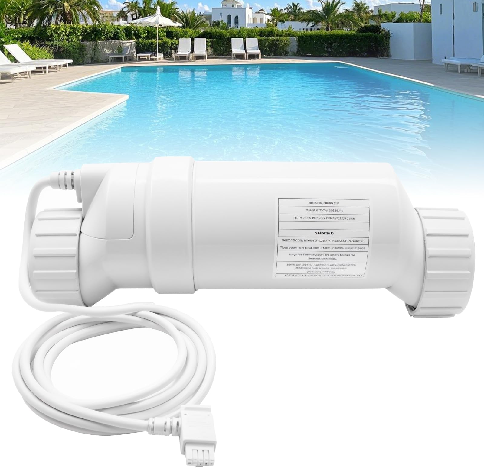 Salt Water Pool Chlorinator System | Salt Cell for Pool | Salt Cell Fits Hayward Turbo Cell | GLX-Cell-5 | for Above-Ground Swimming Pools up to 20,000 Gallons