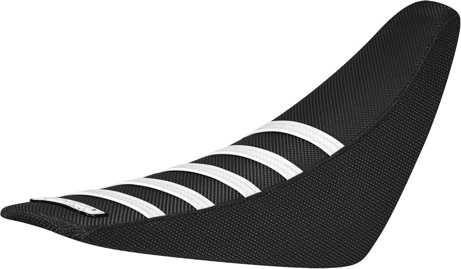 Enjoy Mfg Seat Cover - Compatible with EBOX1-EBOX2 V2-EBOX3 Electric Bike Off-Road Motocross - #497 (All Black with White Ribs)