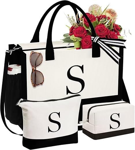 YOOLIFE Christmas Gifts for Women – Initial Canvas&hellip;