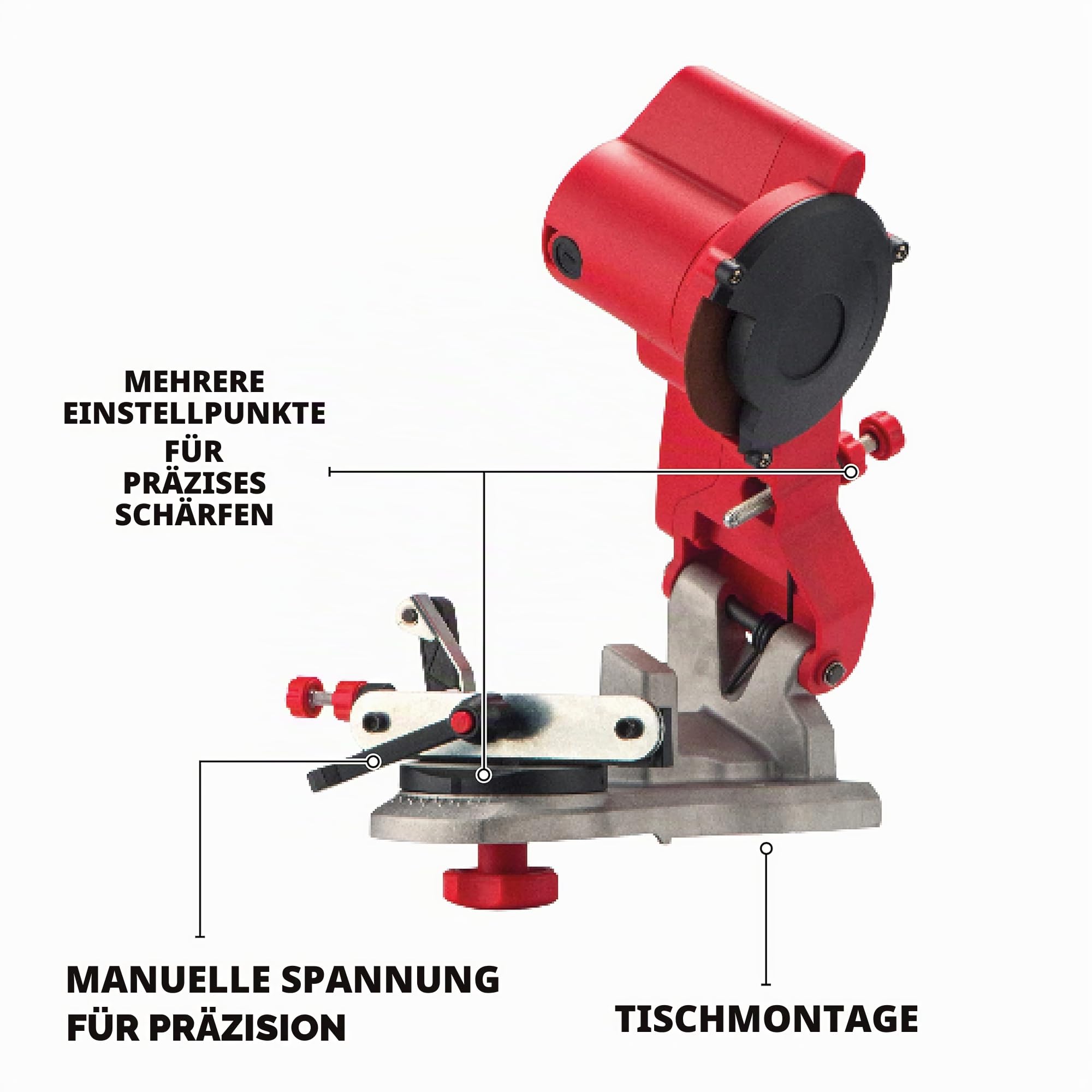 Oregon Compact 230 Volt Mini-Sägeketten-Schleifmaschine, Universeller Sägekettenschärfer für Alle Kettensägen-Ketten (310-230)