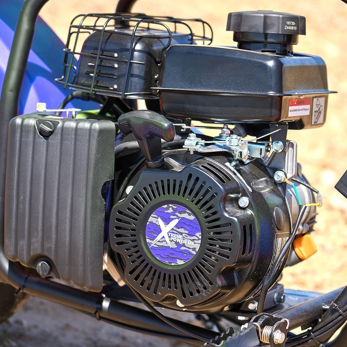 XtremepowerUS Mini Bike 4-Stroke Gas Prowered Off Road Trail Bike Dirt Mini Motorcycle Ride on 99cc 3.5HP Blue (Blue)
