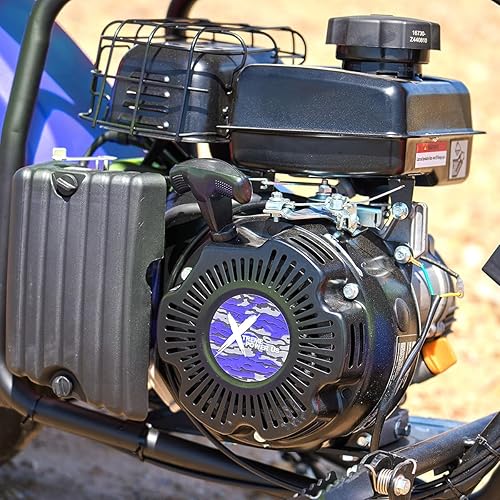 Miniatura 4 de XtremepowerUS Mini Bicicleta 99cc de 4 tiempos con motor de gasolina para todo terreno, Mini Motocicleta de Dirt Trail Ride-on 3.5HP Azul (Azul)