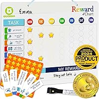 Vista 8 de QUOKKA 145 Tabla de tareas de recompensa para varios niños – Juguete de rutina de comportamiento para niños autistas de 5 a 7 años de edad