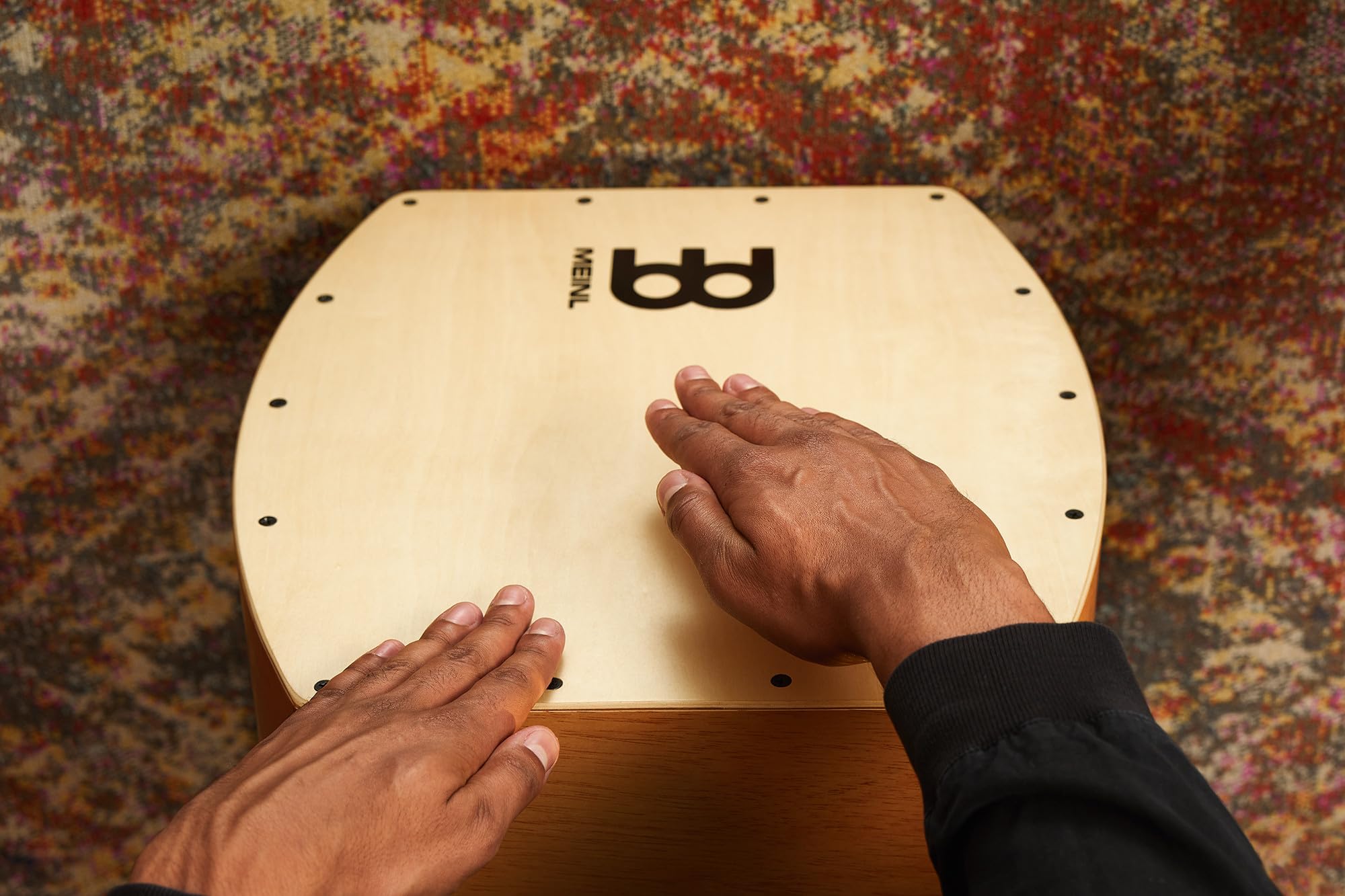 Meinl Percussion Arch Bass Cajon - Drum Box Bulbosa con Suono Rullante e Bassi Profondi - Suprrficie di Suono in Acero (SUBCAJ7SNT-M)