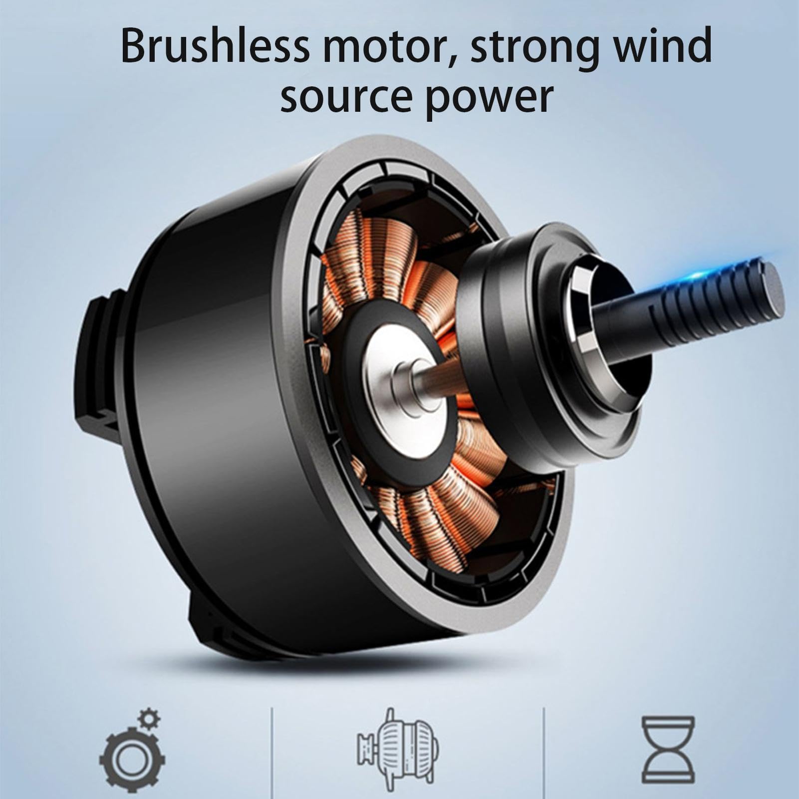 Ventilatore Per Auto A Doppia Testa - Scrivania USB Da 529 G | Circolatore D'aria Con Forte Con Rotazione A 360 Gradi Per Cruscotto Dispositivo Di Raffreddamento Per Viaggi Sul Posto D