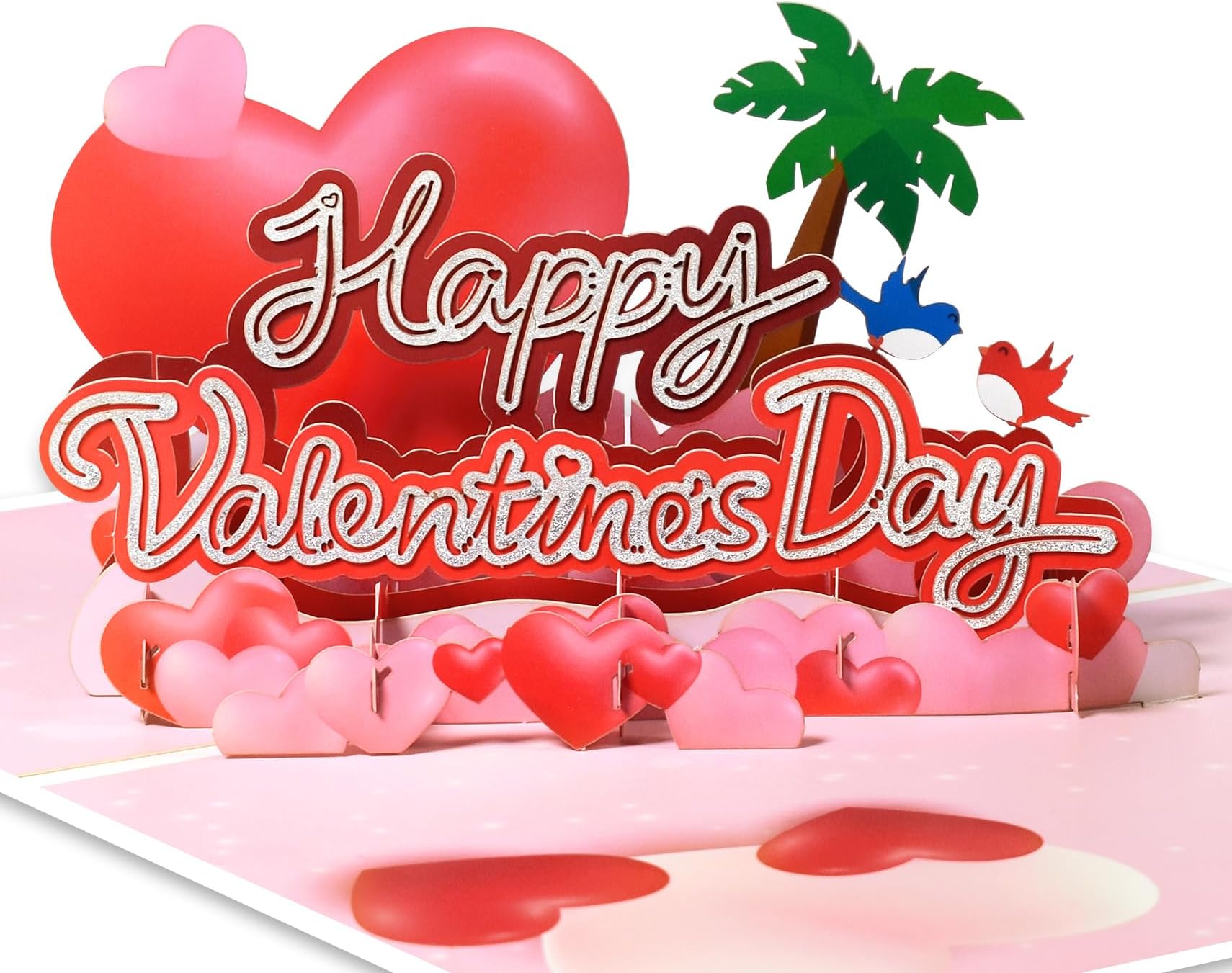 GREETING ART 3d Happy Valentine's Day