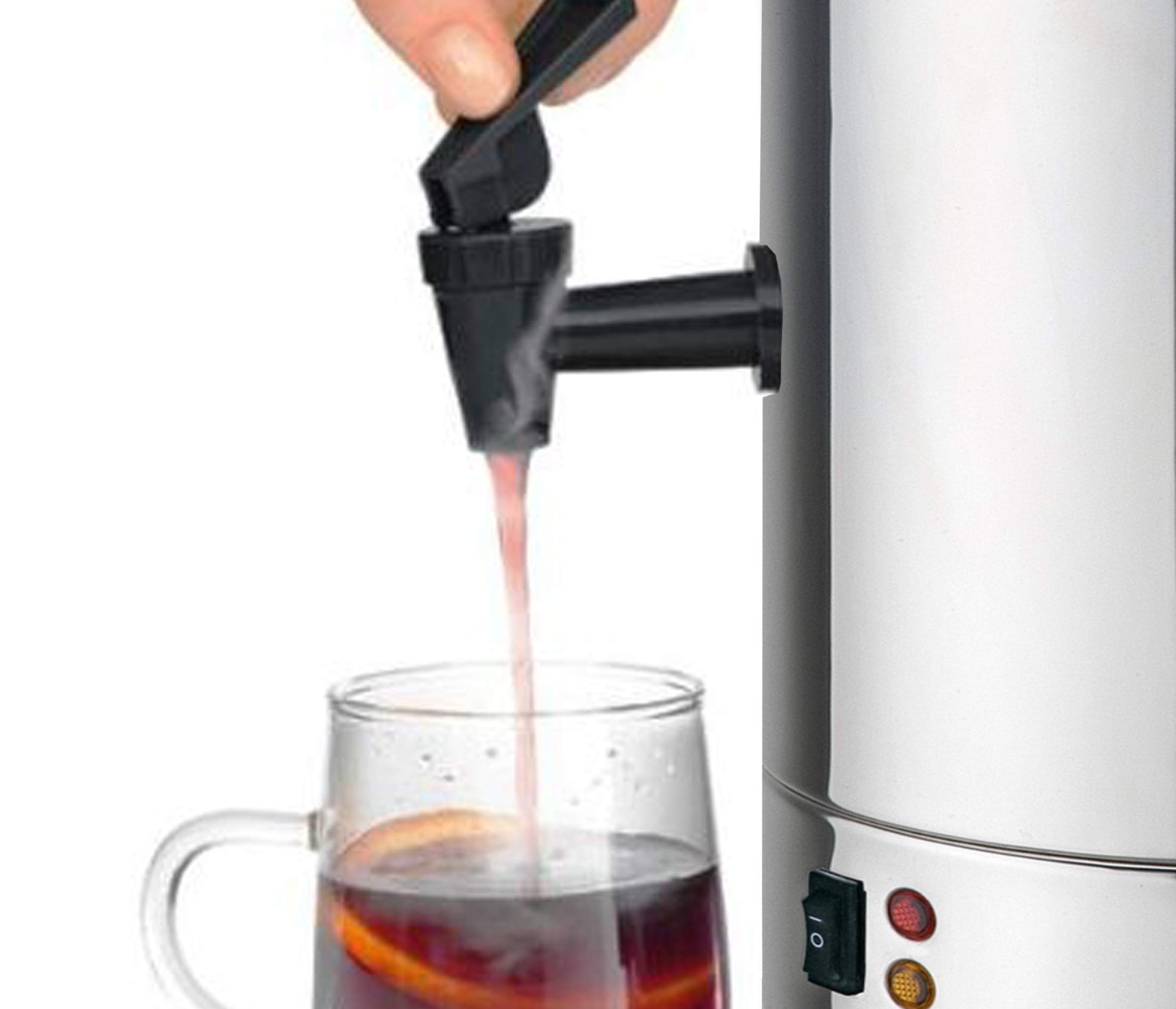 Silva-Homeline PK-HG 060 Inox Heißgetränkeautomat 6.8 Liter Edelstahl schwarz/silber