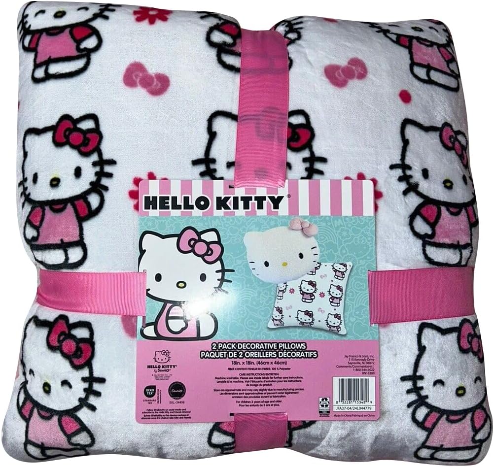 Jay Franco & Sons, Inc. Hello Kitty Decorative Pillow Set