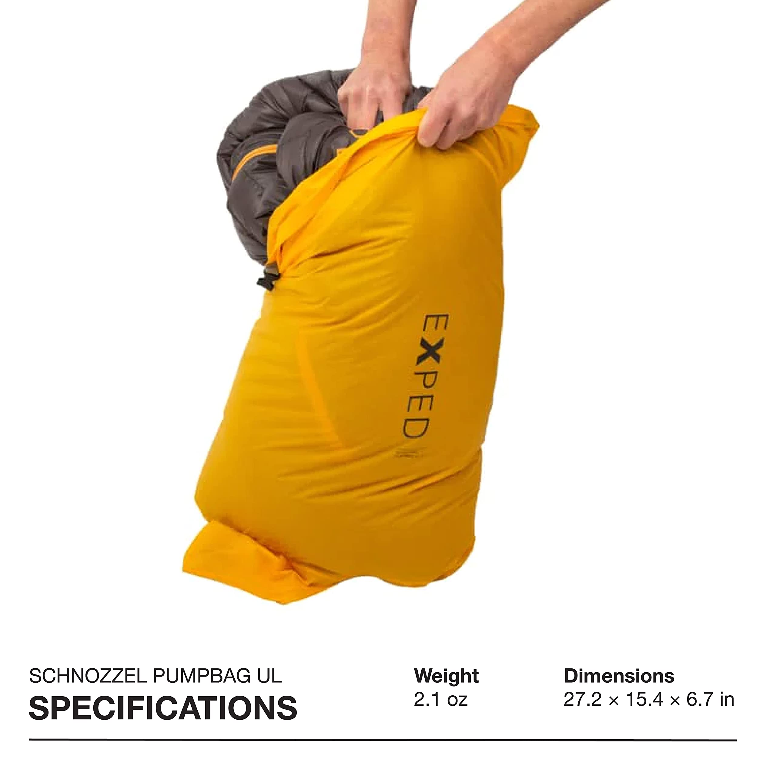Exped Schnozzel - Drybag to Pumpbag Converter zum schnellen Aufpumpen von Isomatten und Luftmatratzen (25g)