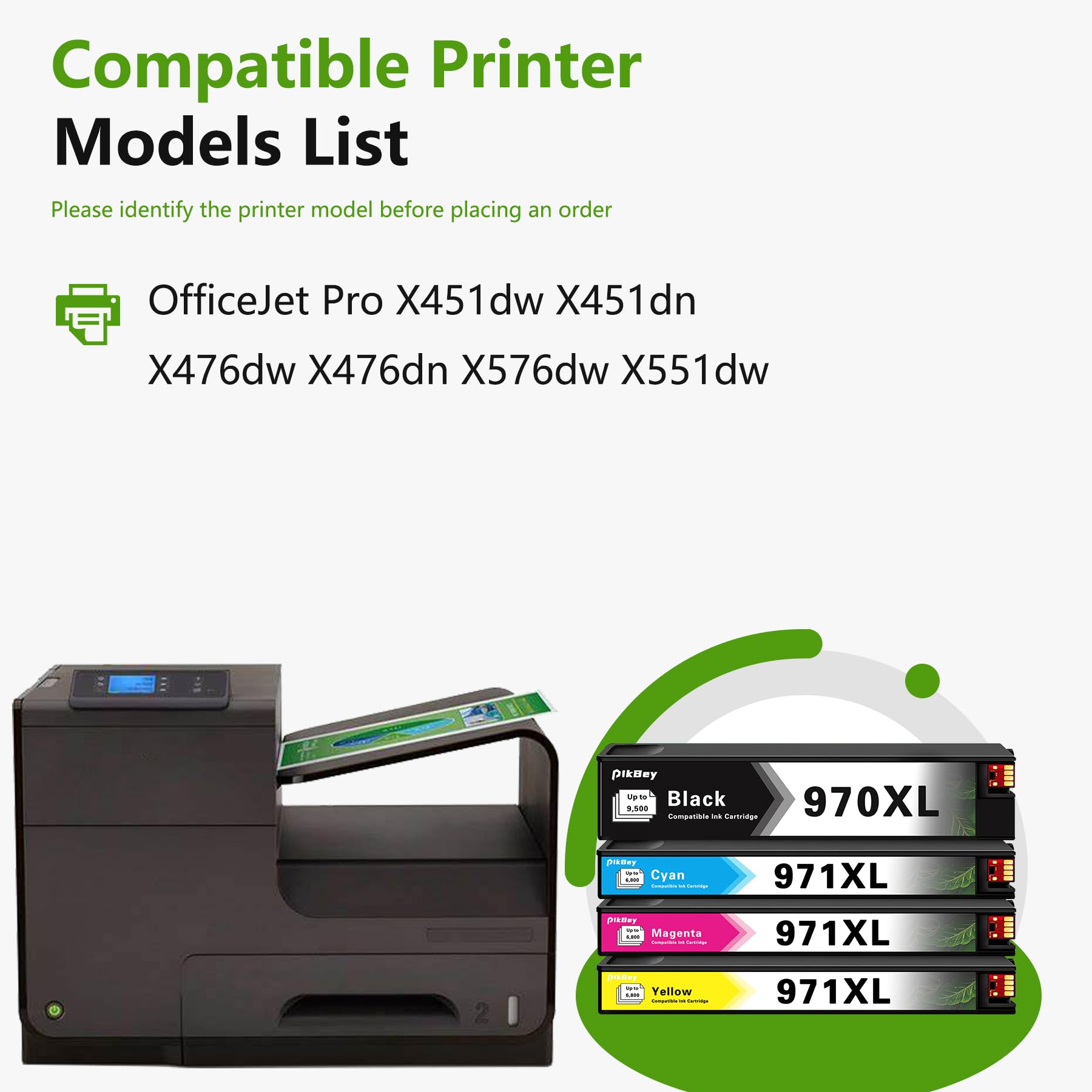 Cartucce Di Inchiostro Per Stampante HP OfficeJet Pro X576dw - Foto 9