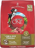 Vista 1 de Purina ONE Alimento seco natural para perros, fórmula SmartBlend de cordero y arroz, 16.5 libras Bolsa