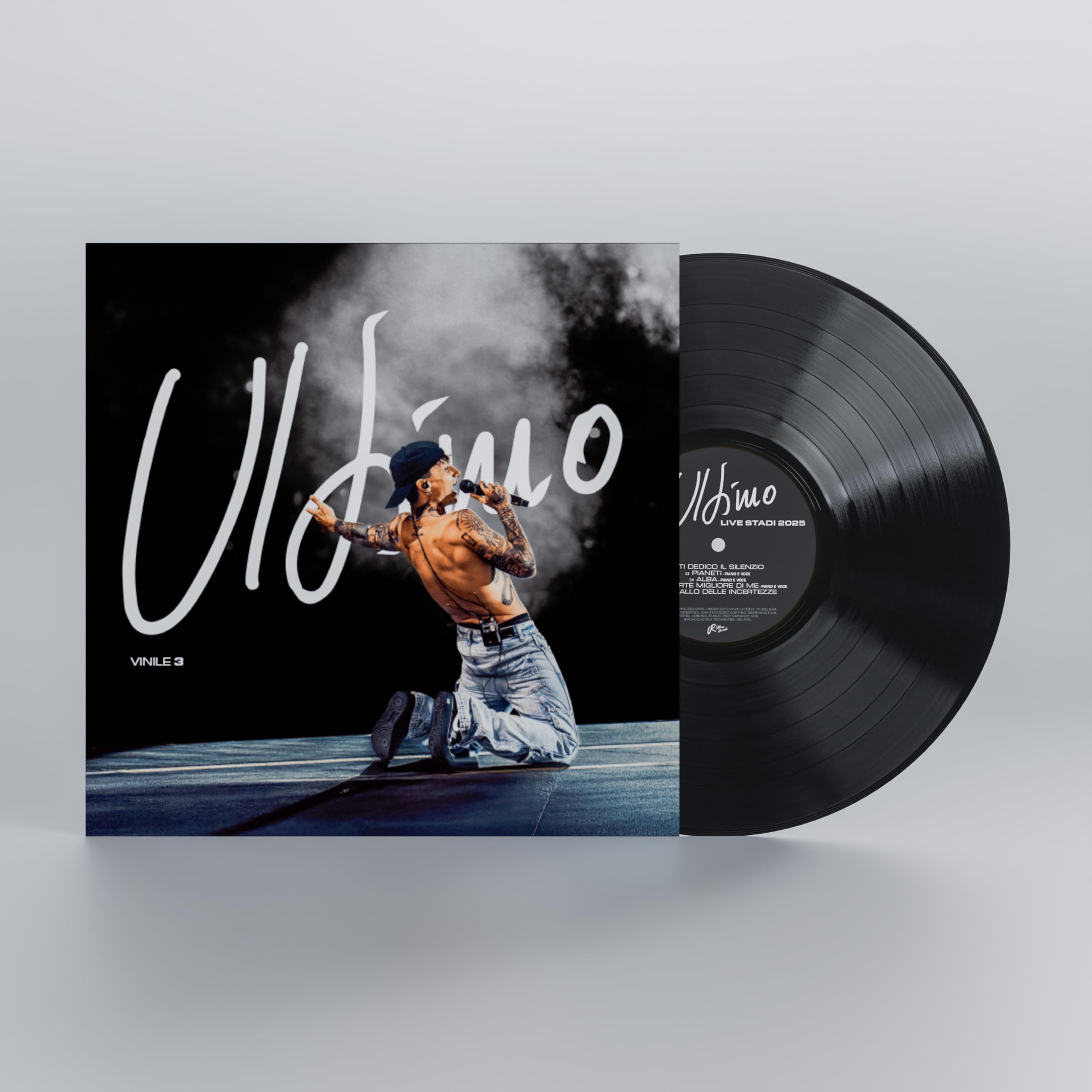 Ultimo Live Stadi 2025 - Box Triplo Vinile Autografato