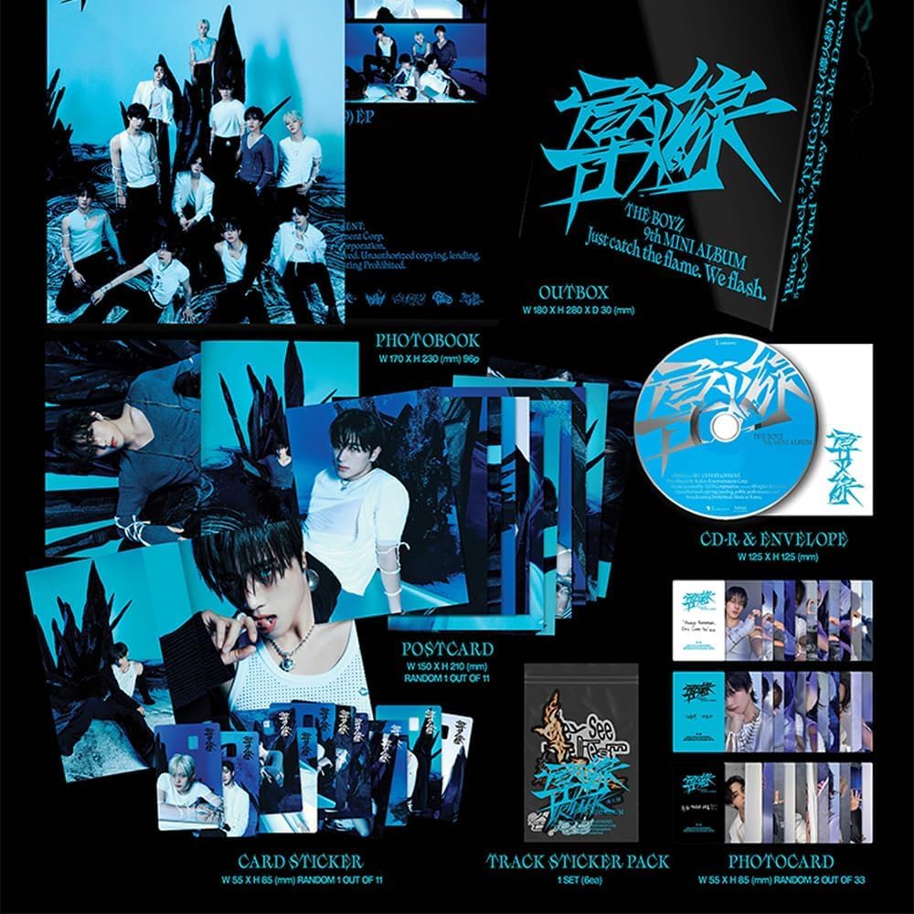 Amazon.com: THE BOYZ TRIGGER 導火線 9th Mini Album Standard