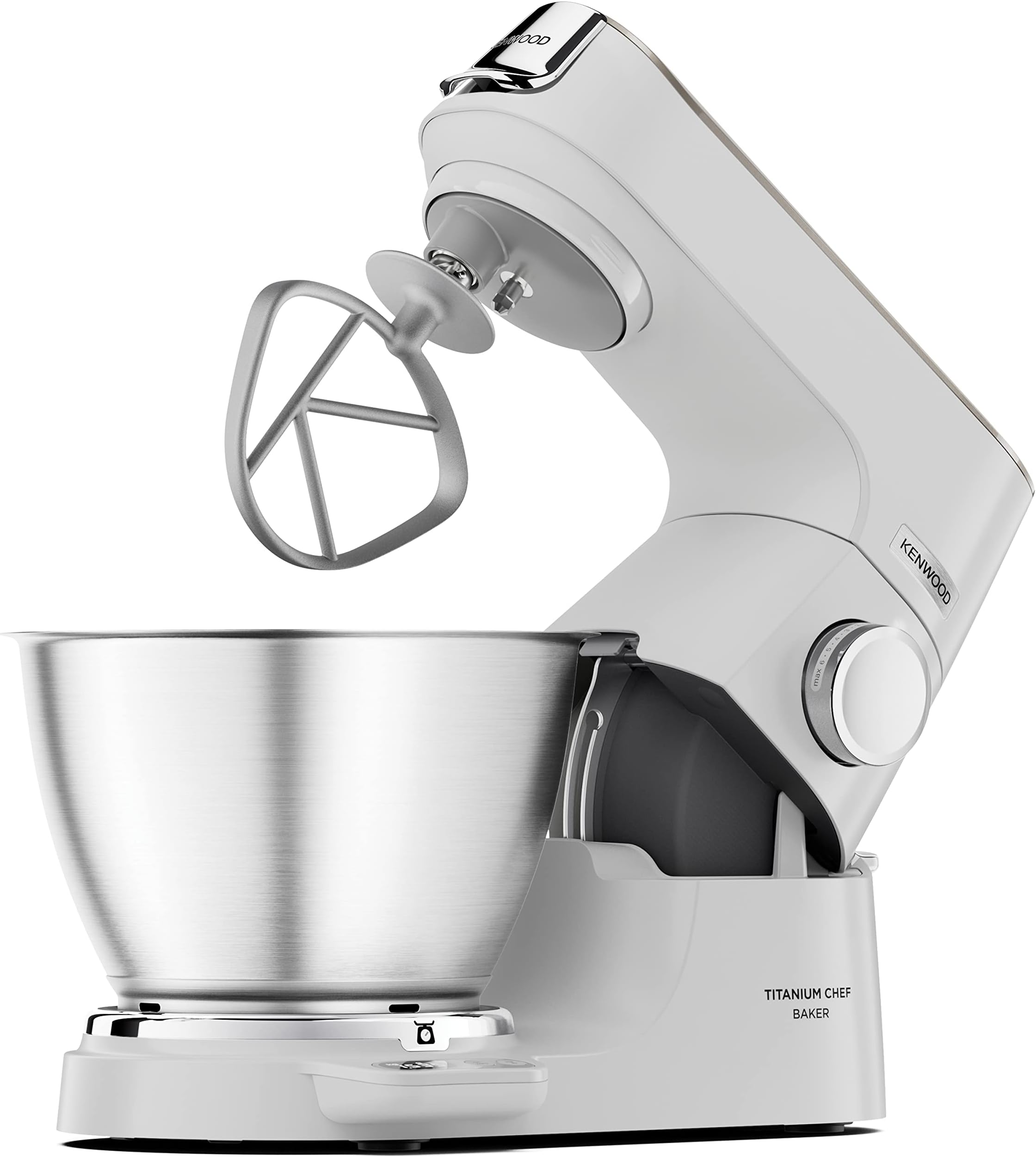 Kenwood Chef Titanium KM010 4.6 Litre Kitchen Machine, 1400 Watt