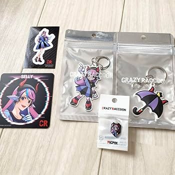 Amazon.co.jp: crazyraccoon selly グッズ crazy raccoon セリー