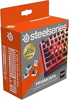 SteelSeries PrismCaps Double Shot Pudding keycap szett, MX, német kiosztás - fekete 1