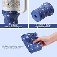 Vista 93 de Botas de silicona para Stanley, protector inferior de copa, accesorios para Stanley Quencher H2.0 FlowState Tumbler 20oz/20oz/30oz/Stanley Adventure