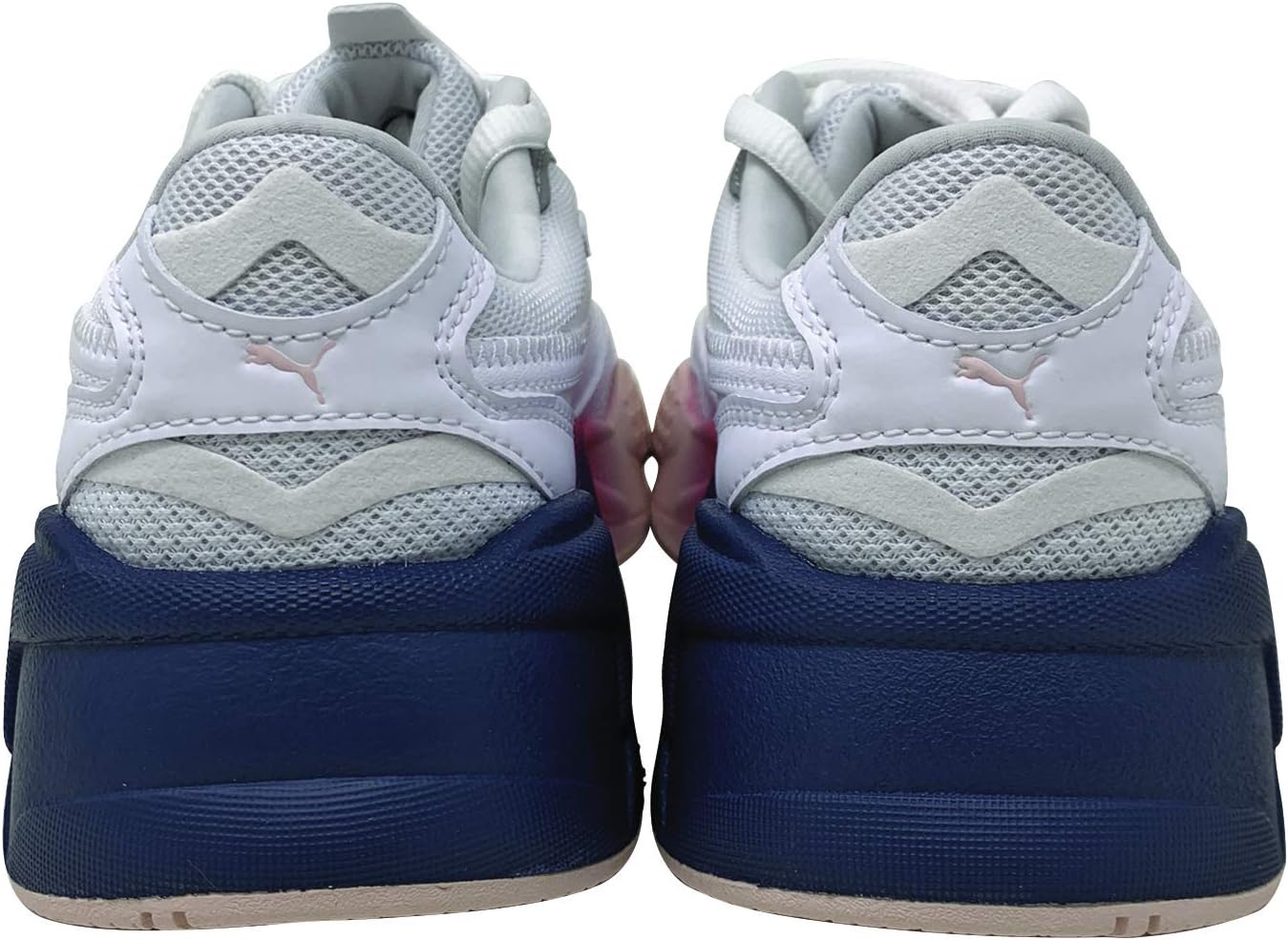 PUMA Women's RS-X3 White Leather Sneakers, White/Rosewater, 6.5 Medium US - Image 2