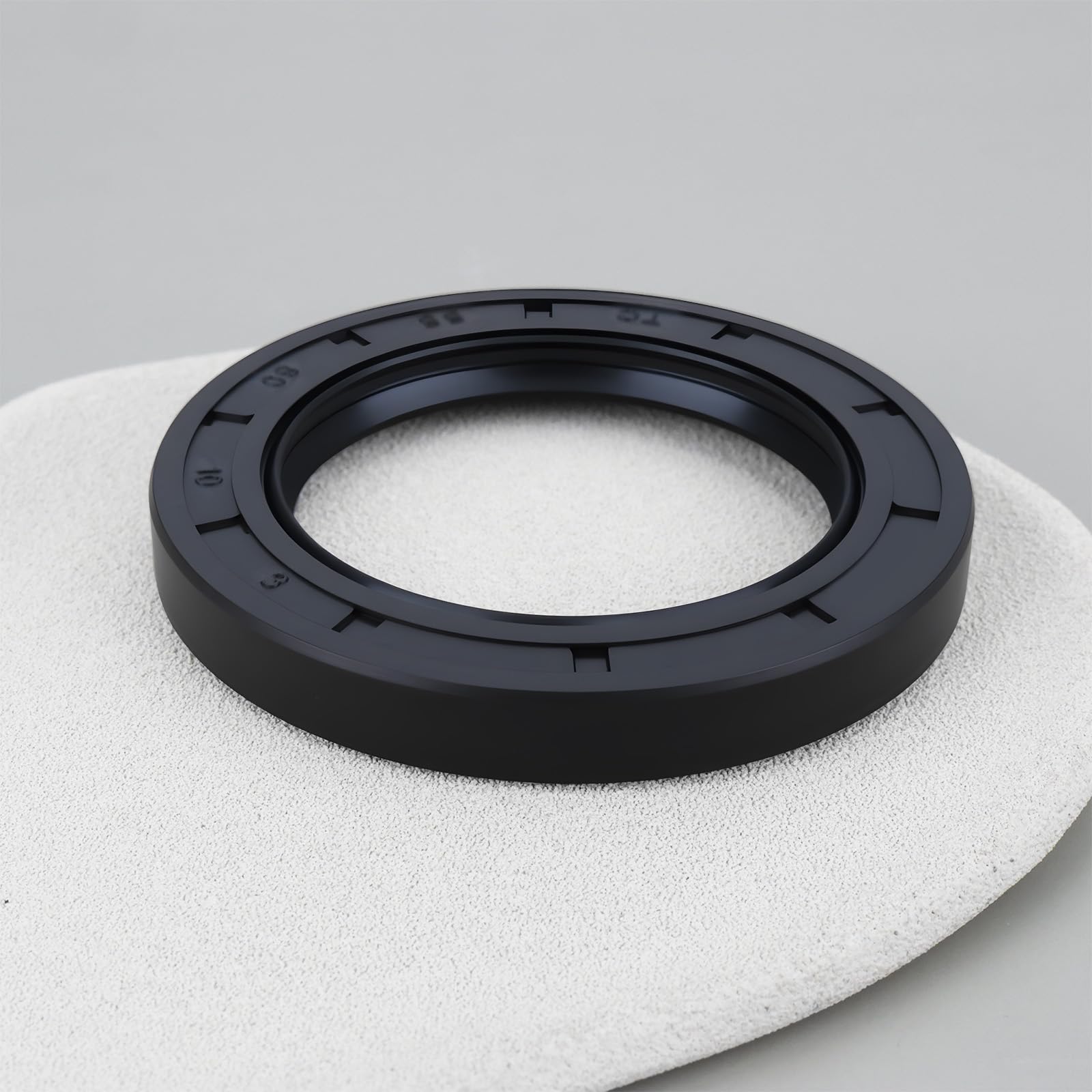 ECSiNG Lot de 6 Joints D'étanchéité D'arbre NBR 55 X 80 X 10 Mm avec Lèvre Anti-poussière élément Rotatif Simmerring
