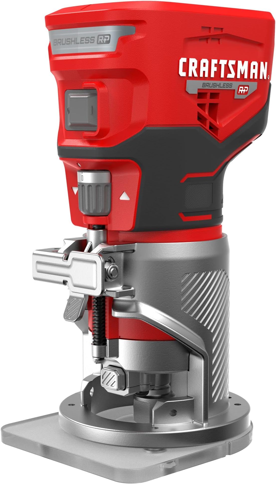 CRAFTSMAN V20 Router Tool, Cordless, Variable Speed, Plunge Router with Depth Adjustment, Bare Tool Only (CMCW400B)