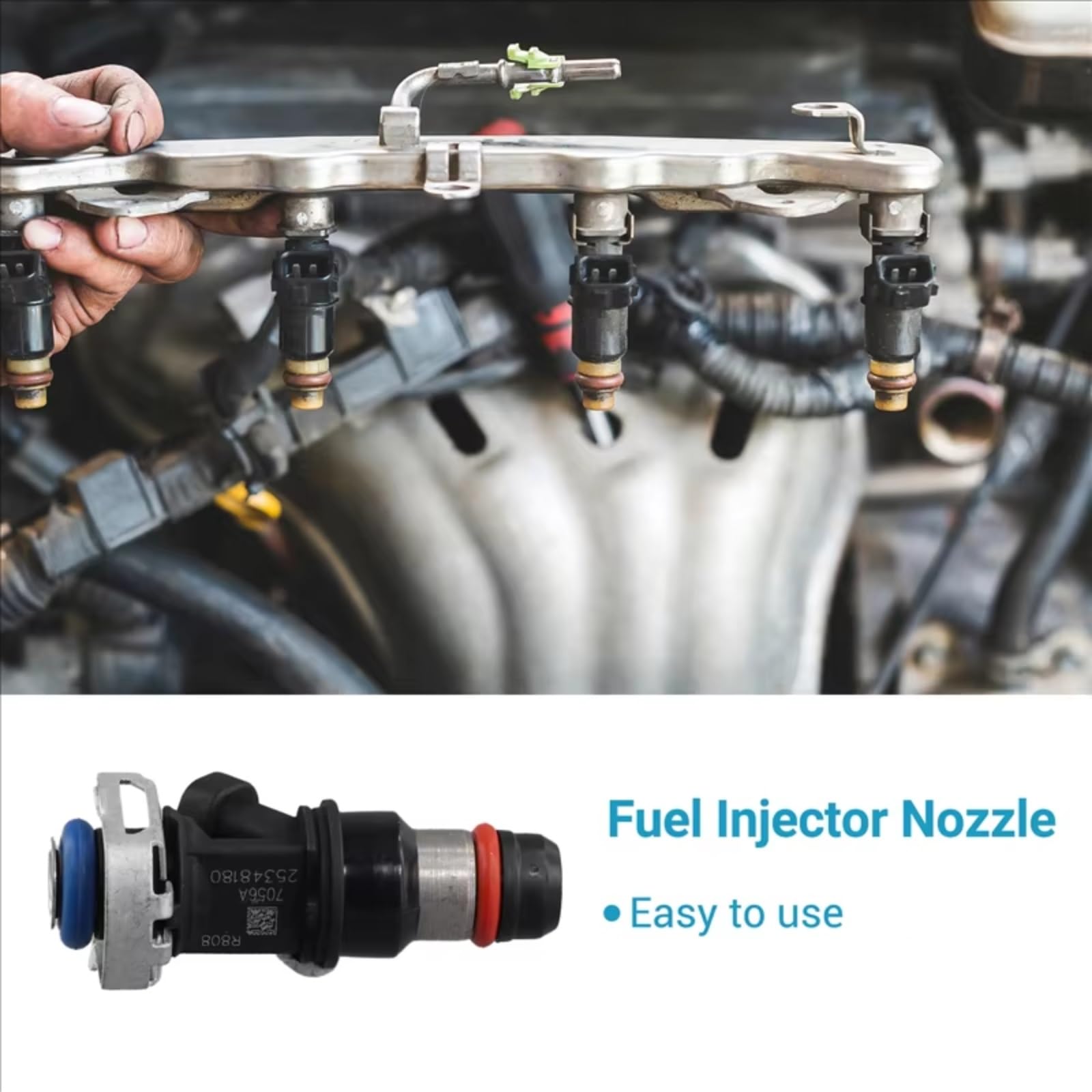 Gicleur Injecteur Buse D'injecteur De Carburant Pour Moteur Voiture Remplacement 25348180 17114101 17113739 25176061 Compatible Avec Suburban 2500 8,1l 2001 2002 2003