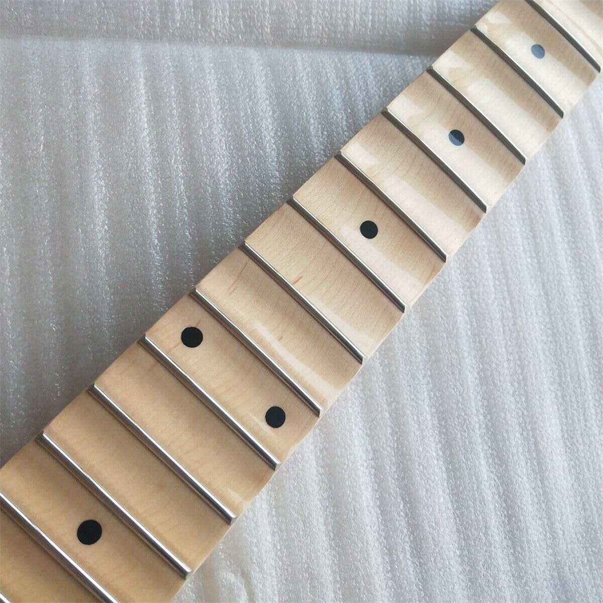 フルスキャロップドギターネック メイプル 22 フレット メイプル指板